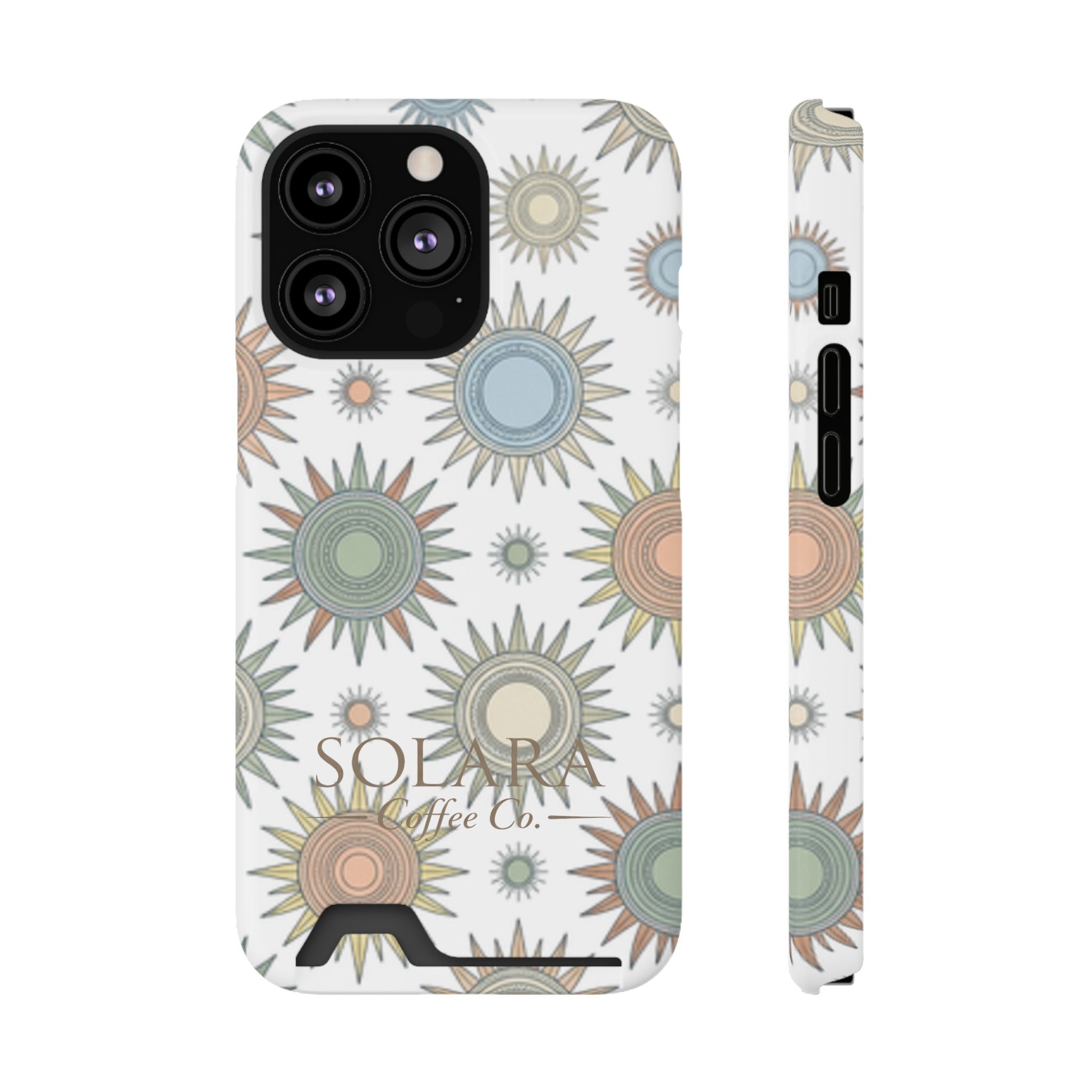 Sunburst Card Holder Phone Case