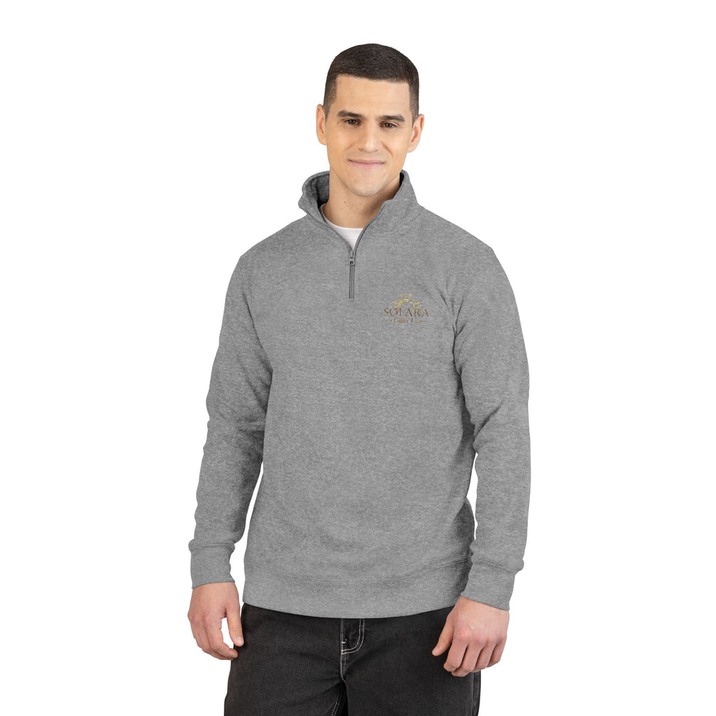 Solara Fleece Pullover — Lightweight Quarter-Zip Sweatshirt