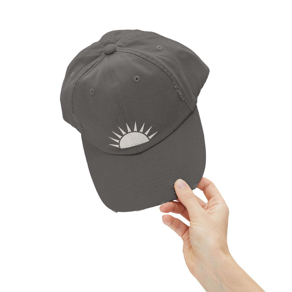 Distressed Sunrise Cap
