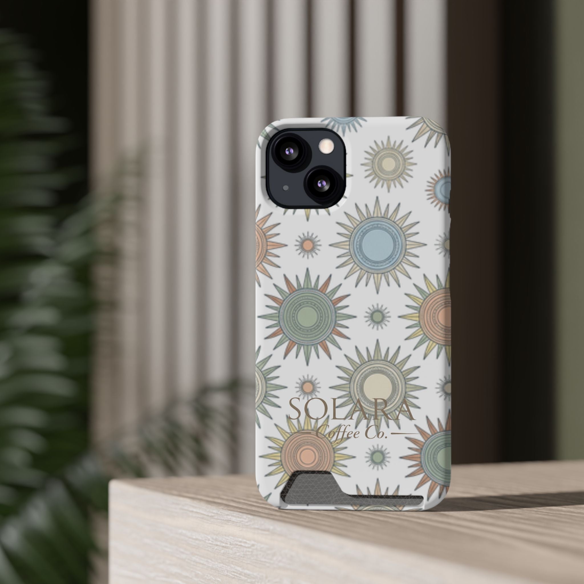 Sunburst Card Holder Phone Case