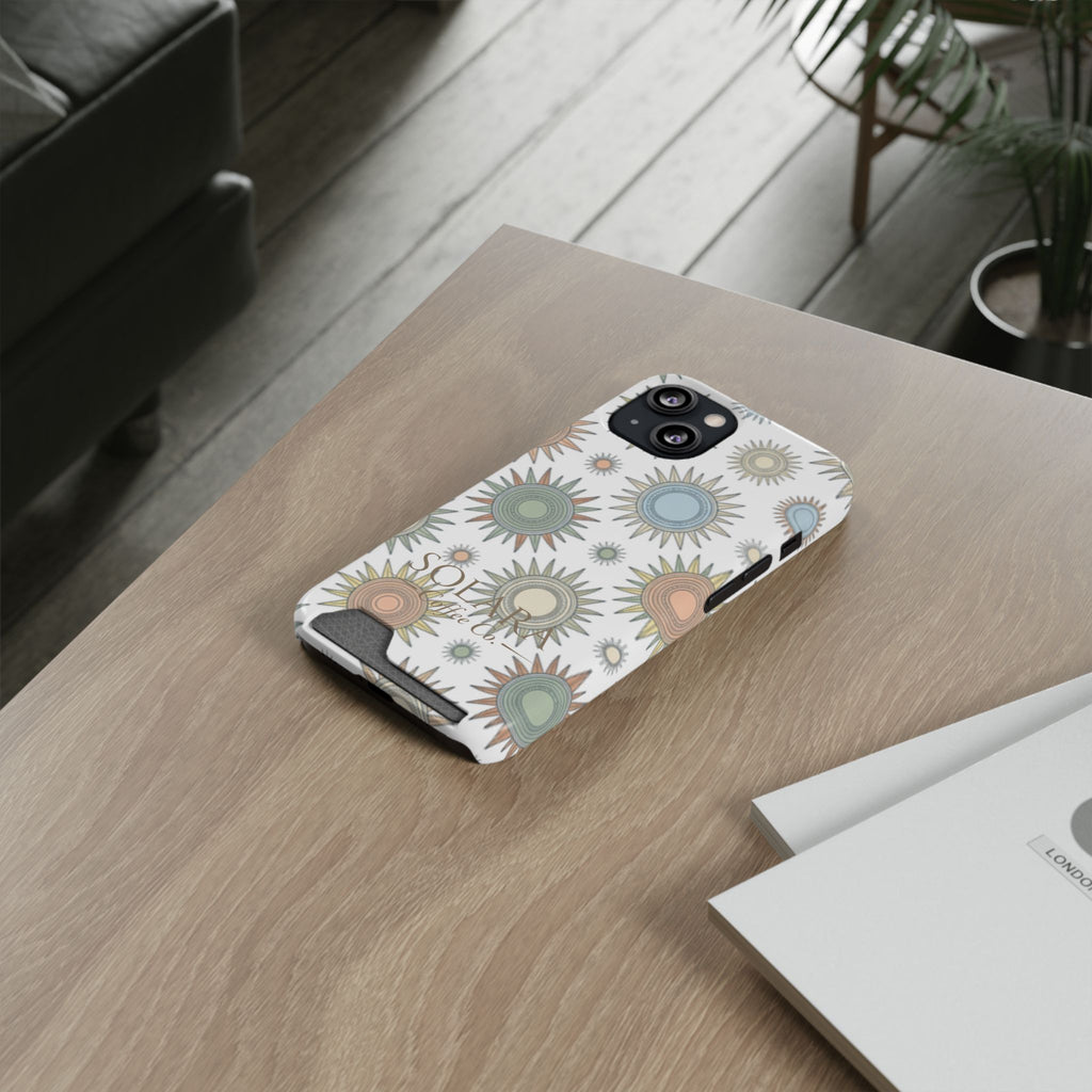 Sunburst Card Holder Phone Case