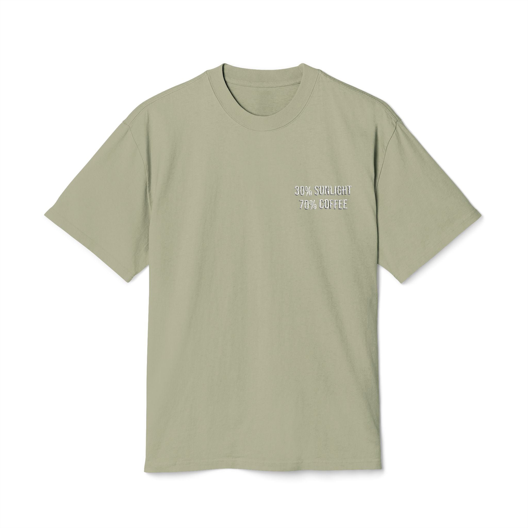 70% Coffee Heavyweight Oversized Tee- Unisex