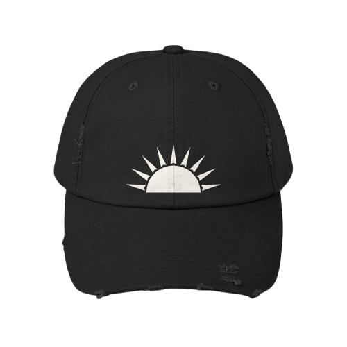 Distressed Sunrise Cap