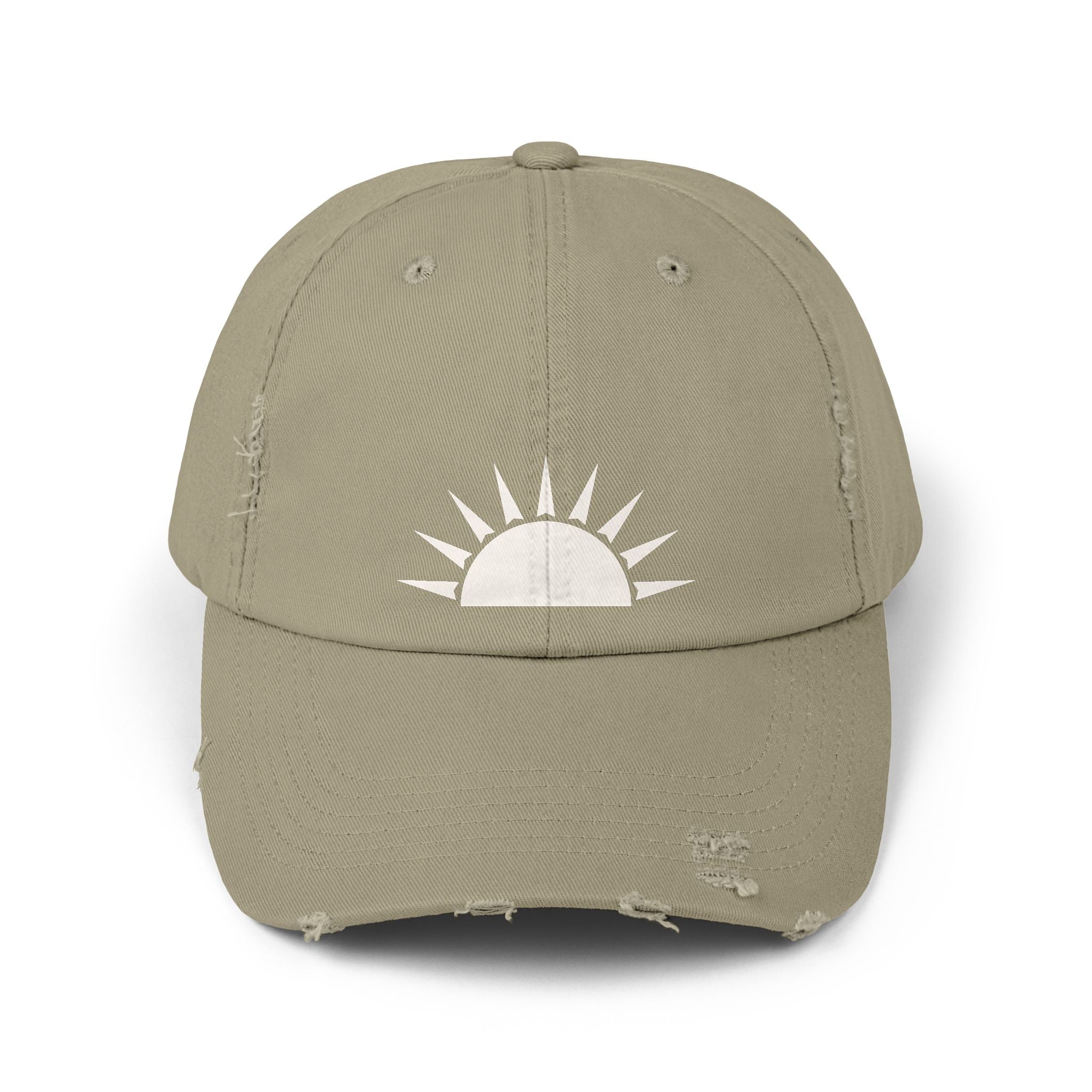 Distressed Sunrise Cap