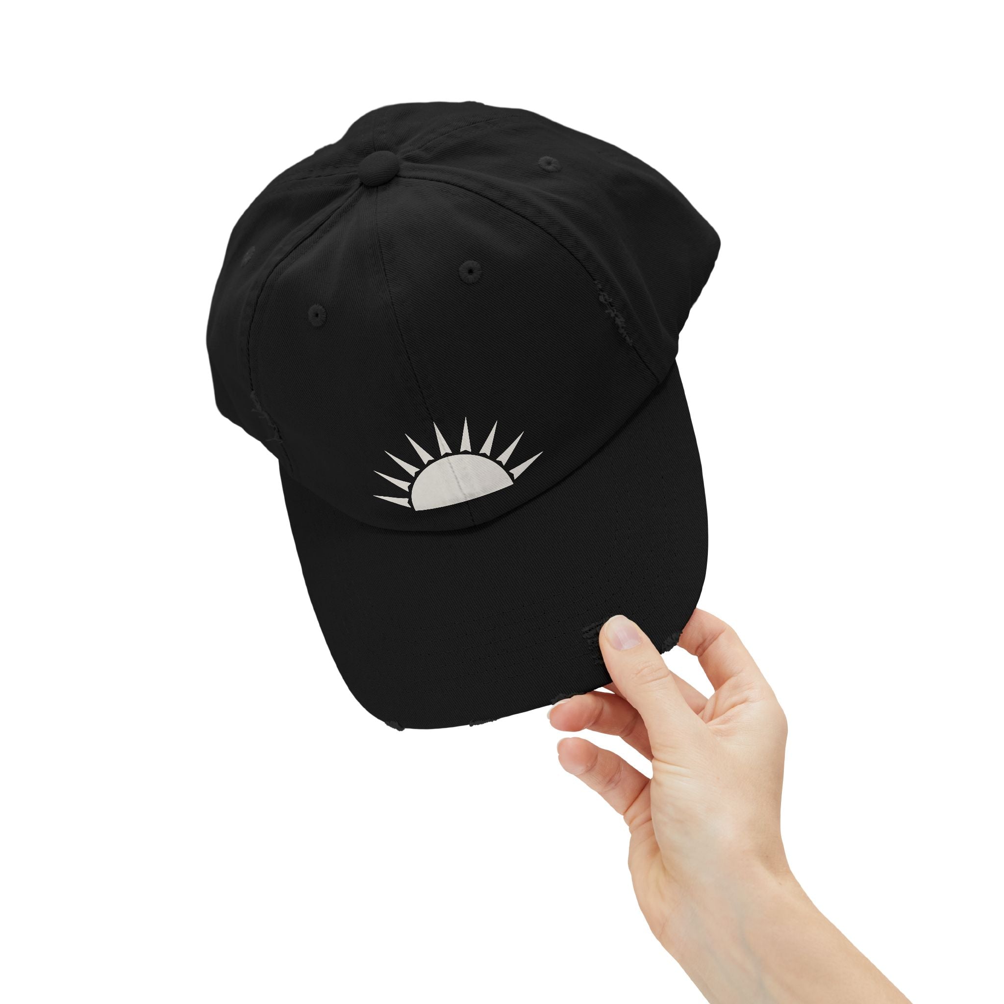 Distressed Sunrise Cap