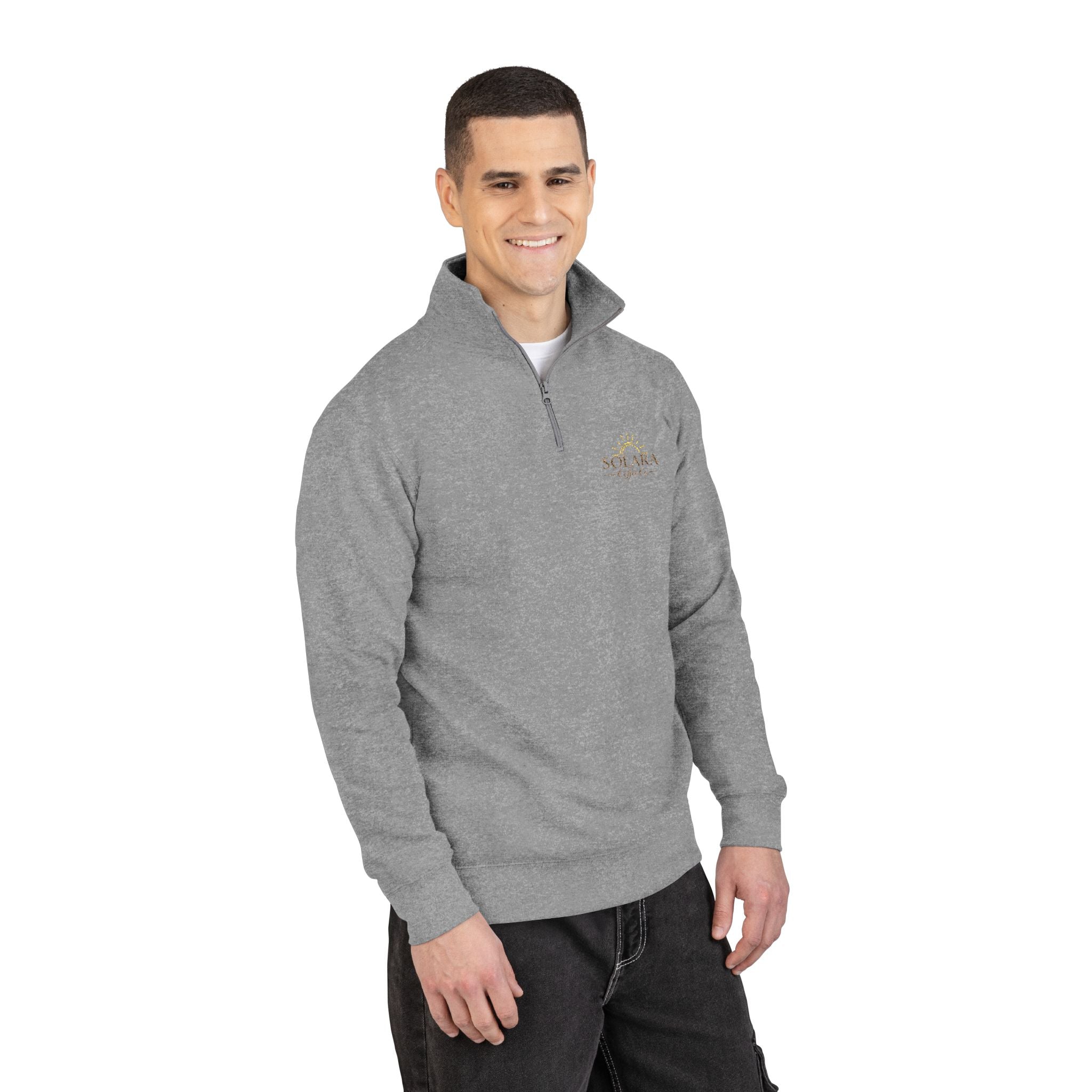 Solara Fleece Pullover — Lightweight Quarter-Zip Sweatshirt