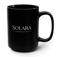 Solara Coffee Co. 15oz Ceramic Mug - Black